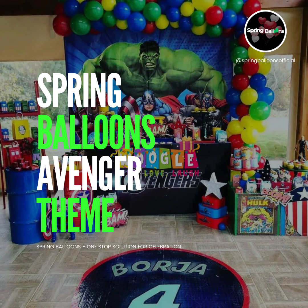 Avengers birthday decoration kit