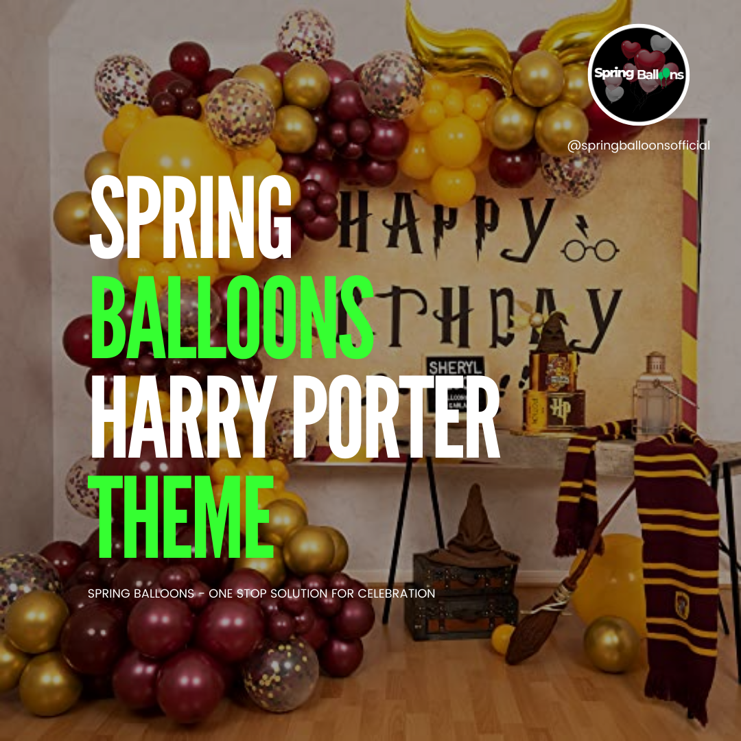 Harry Porter birthday decoration kit